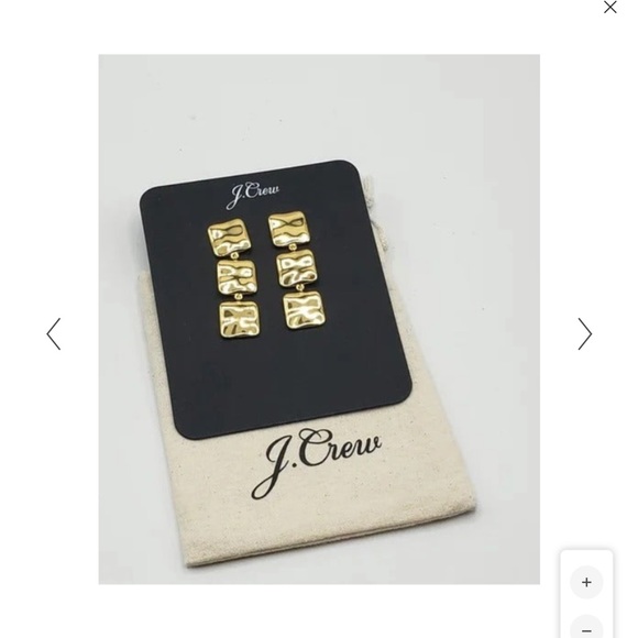 J. Crew Triple-square Drop Earrings - Picture 4 of 4
